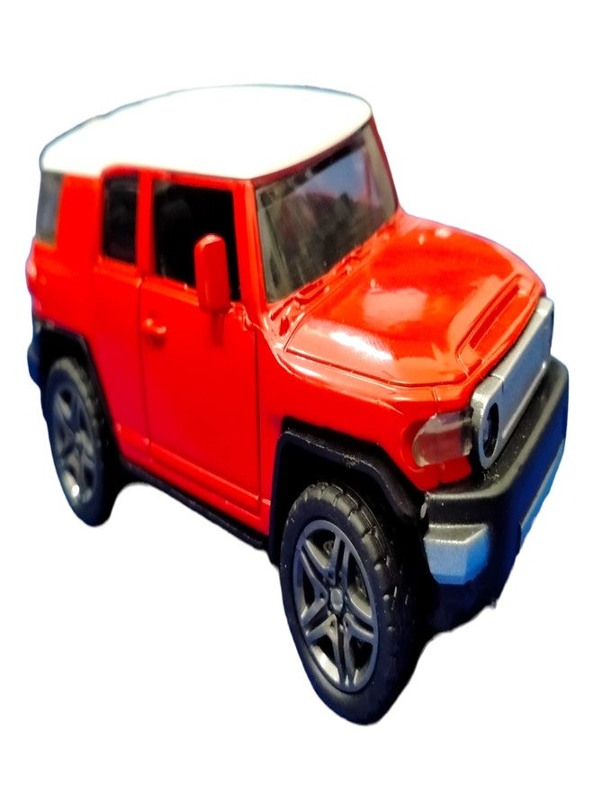 Caught Trendy Pull Back Action Die-cast Metal Model Decorative Open Door Realistic Design Mini Toy Car Vehicle for 3+ Kids Boys Girls and Best Birthday Return Gift for Kids. Multicolor - Image 1